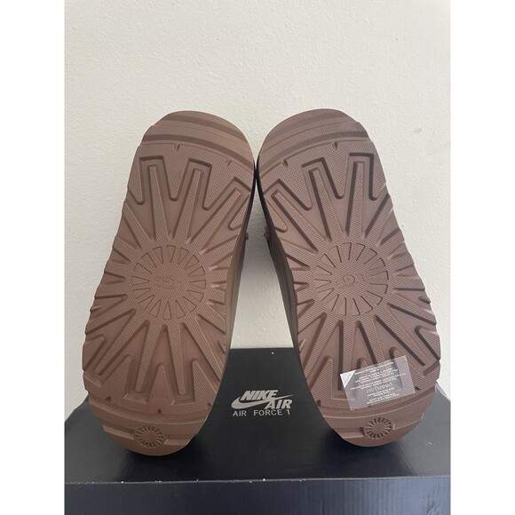 UGG CLASSIC MINI PUMPED MOLDED CHESTNUT SUEDE ALL GENDER BOOTS SIZE US M8/W9 NEW - Picture 3 of 5